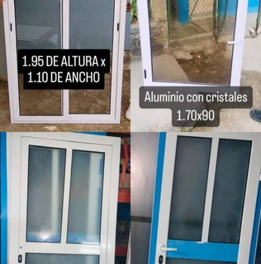 Puertas Y Ventanas De Aluminio Con Cristal En Playa La Habana Cuba