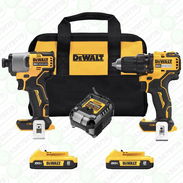 DEWALT – Kit Combo Taladro + Atornillador de Impacto 20V MAX Brushless - Img 56240328