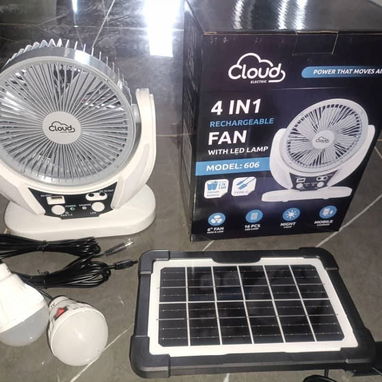 Ventilador Recargable 4 en 1 Cloud – Modelo 606 💫 - Img 126471231