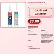 SILICONA TRANSPARENTE 280 ML . - Img 57882357