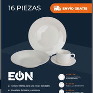 Set de Vajilla de Porcelana Blanca - Img 56221949