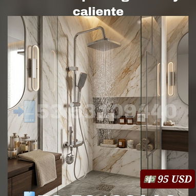 Duchas de lluvia / 4 tiros / modernas para agua fría y caliente - Img 125250580