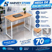 Escritorio compacto con base metálica - Img 58071193