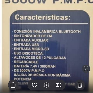 Bocina o bafle Royal de 12” 3000W + Micrófono Inalámbrico, Mando y Trípode. Nueva en caja - Img 116158348