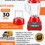 Licuadora con vaso de cristal Kitchen. - Img 57734086