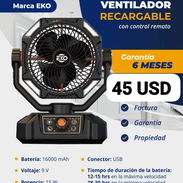 Ventilador reccargable f6 - Img 55487929