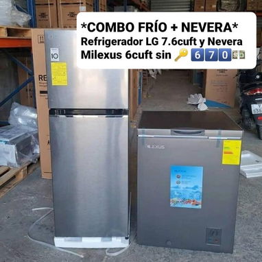 Combo Refrigerador y Nevera - Img 122999783