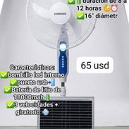 Ventilador recargable Dawang - Img 56357202