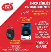 JBL Clip 4 / Bocinas Bluetooth JBL / Varios Modelos / NUEVOS en caja / JBL Go 3 Portátil / Bocinas Inalámbricas 53161676 - Img 46789861