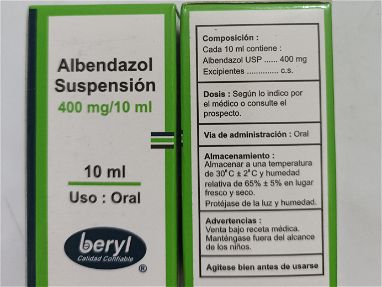 Albendazol y Nistatina en Suspensión - Img 60588141