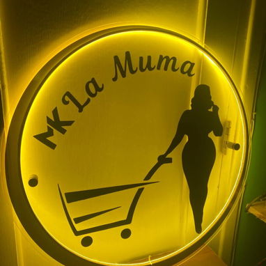 Carteles personalizados con retroiluminacion, cartel de acrilico para salón de belleza - Img 122341975
