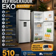 🧊 9.53 🧊 REFRIGERADOR CON DISPENSADOR EKO 9.53 PIES. ENTREGA GRATIS CON FACTURA Y GARANTÍA. 📲 54833699 - Img 56525522
