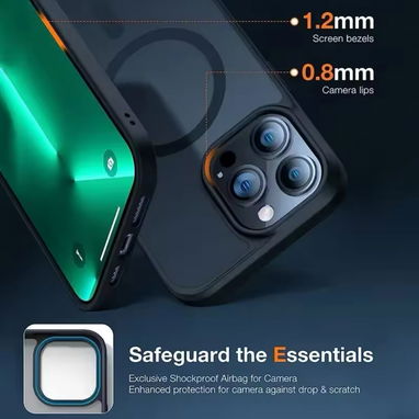 Forro MagSafe Anti Caídas Para iPhone 11 Pro Max! Muy bueno y con protección extra en las cámaras traseras. - Img 92053285