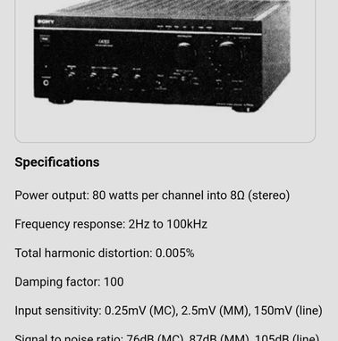 AMPLIFICADOR  STEREO SONY Made in JAPON - Img 49571663