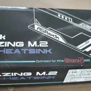 25usd Disipador de calor con ventilador Blazing M.2 Gen5 Compatible con placas base ASRock PCIe 5.0 M.2 Totalmente compa - Img 57002286