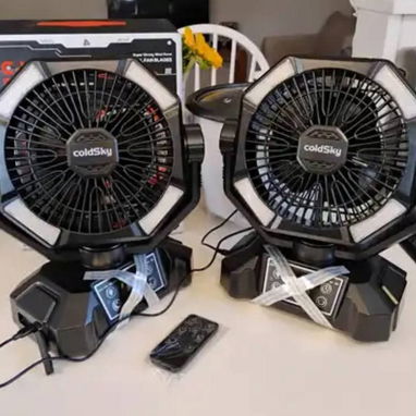Ventiladores Recargables ColdSky - 3/4