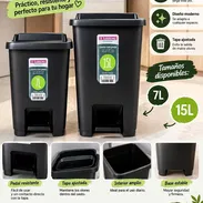 Cesto de pedal negro 7 litros 8000 cup - Img 57716839