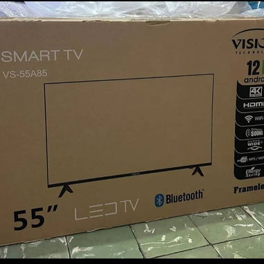 Smart tv de 55" 43" 32" con cajita digital internacional y soporte a la pared - Img 120721463