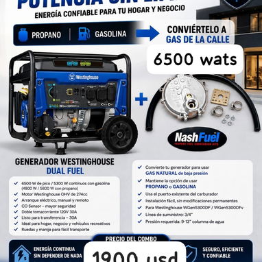 🔥 PLANTAS ELÉCTRICAS TRIFUEL Y DUAL FUEL – 110V / 220V 🔥 - 2/2