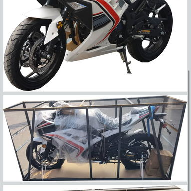 Moto x-pro 250cc nueva en su caja en Cuba tiene sus papeles de entrada aún sin chapa (porque no hay ) - Img 120426119