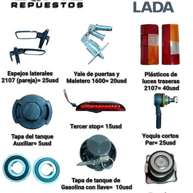 Piezas de Peugeot y Lada nuevas. Contacto +5353885834 - Img 123124673