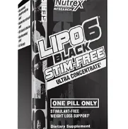 Suplemento Quemagrasa Nutrex Lipo-6 Black Stim-Free Ultra Concentrate 60 Servings Producto Gym Fitness Gimnasio - Img 45888784