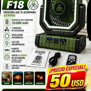 50 usd 🔥 Ventilador Recargable F18 (Nuevo en Caja y son un tin mas grandes que el F6) 🔥.. 20000mAh interesados…☎️ 5333 - Img 57297888