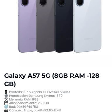 Samsung Galaxy a57 5g SELLADO - 2/2