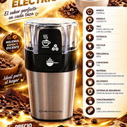 MOLEDOR DE CAFE ELECTRICO, NUEVO EN SU CAJA CON ENTREGA DE FACTURA PARA SU GARANTÍA. VARIEDAD DE ELECTRODOMÉSTICOS - Img 57823541
