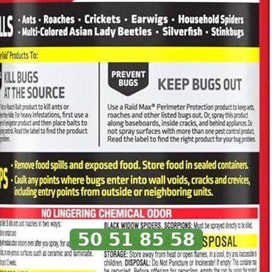 Raid spray para hormigas y cucarachas 17.5 oz - 2/3