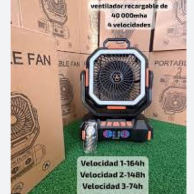 Ventilador recargable f22 - Img 123350795