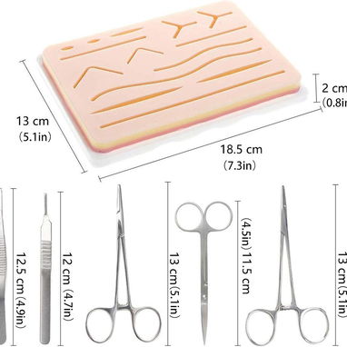 👩🏻‍⚕️​ SET DE SUTURA QUIRURGICA MEDICO 👩🏻‍⚕️​ PIELES 👩🏻‍⚕️​ BISTURI 👩🏻‍⚕️​ TIJERAS 👩🏻‍⚕️​ 5.887.23.60 👩🏻‍⚕️​ - 3/7