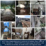 #237 CASA INDEPENDIENTE EN EL VEDADO. PLAZA. Cerca de Línea, Calzada y 6. ♨️ Gas de la calle. ☎️ Teléfono. 🚙 Garaje - Img 57603919