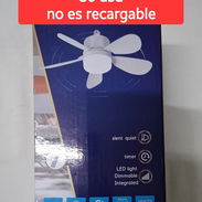 BOMBILLO MÁS VENTILADOR NO RECARGABLE. VEDADO MENSAJERÍA ADICIONAL SI DESEA 53614857 - Img 54306021