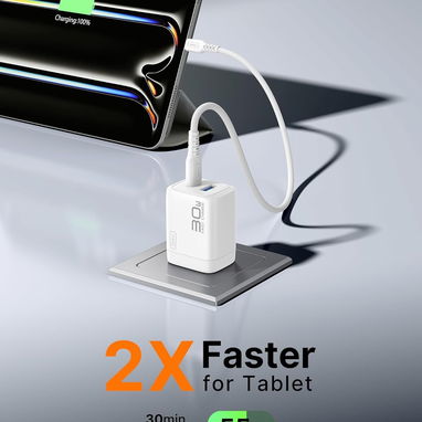 CARGADOR INIU 30W GAN USB-C CARGA RÁPIDA DOBLE PUERTO + 2 CABLES USB-C ENVÍO DISPONIBLE + GARANTÍA - Img 124126101