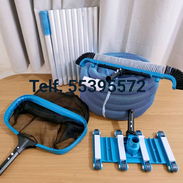 💦KIT DE LIMPIEZA para piscina ✅️ Manguera 10m ✅️ Vara 4m ✅️ Cepillo ✅️ Jamo ✅️ Aspiradora - Img 54286087