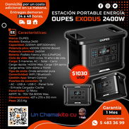 💡2400W💡 ESTACIÓN DE ENERGÍA PORTATIL AOUPES 2233WH. MENSAJERÍA GRATIS CON FACTURA Y GARANTÍA. TL 54833699 - Img 53959707