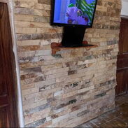 Diversos enchapes de pared para la decoración de su hogar losas de jaimanitas, tirillas de laja y recorteria - Img 45530428