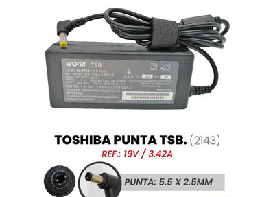 Cargador para laptop Toshiba. - Img main-image-45641193