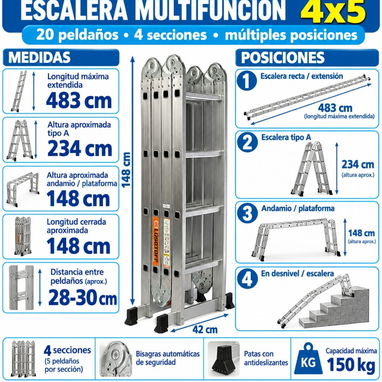 Escaleras de multiposicion - 2/2