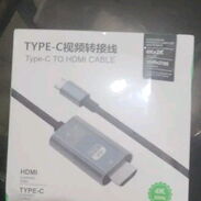 Cable USB C a HDMI 4K [Enchufes antiinterferencias] Cable tipo C a HDMI de 2 m Compatible con Thunderbolt 3/4 para MacBo - Img 45579709