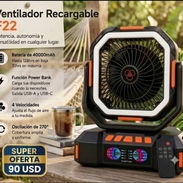 Ventilador recargable F22 40mil ah - Img 56739379