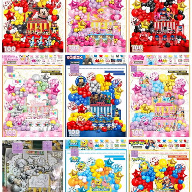 🎈Sets decorativos temáticos de 100 piezas 🎈 - Img 120800376