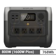 EcoFlow RIVER 2 Pro 800W 768Wh, 800W - Pico 1600W, Carga Rápida y Batería LiFePO Estación de Energía Portátil - Img 54991129