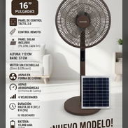 Ventilador de pedestal Dawang + panel solar - Img 56229259