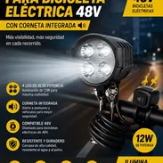 Foco Corneta para Bicicleta Eléctrica 48V-54.6V - Img 55409349
