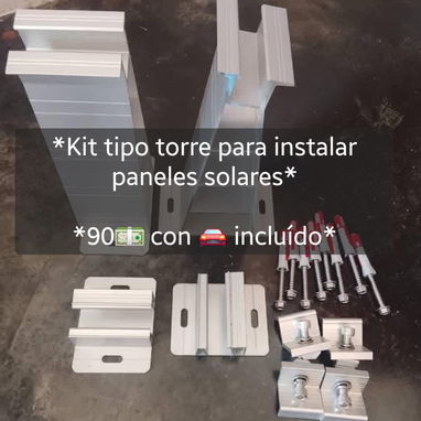 Paneles solares de 500 , 575 ,615 y 625 watts,  kit de montaje y cables para paneles solares con sus conectores - 5/6