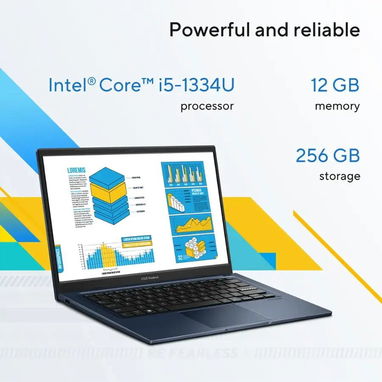 Laptop Asus VivoBook 14 X1404V i5 12GB 256GB SSD | 14” FHD en La Habana - Img 119776265