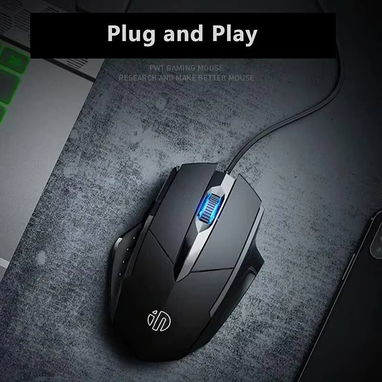 ☎️53544655 🛵 Entrega Disponible ⭐Mouse con cable INPHIC W1S ergonómico y silencioso para oficina y hogar ⭐ - Img 121834021