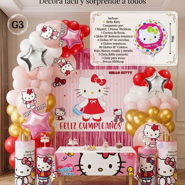 Set decorativos, Spider-Man, plim plim, sonic, garfio, las sirenita, princesas, hello kitty - Img 122811310